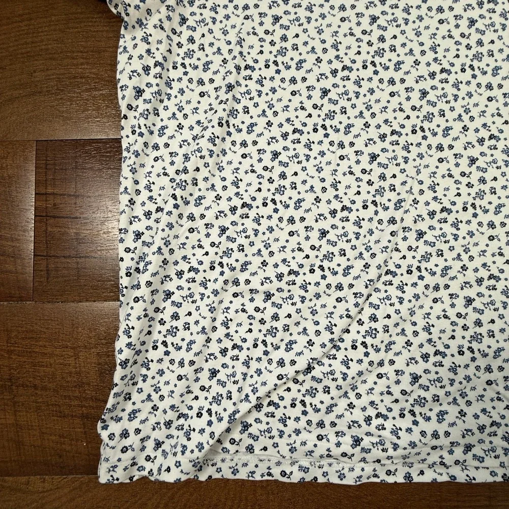 Polo Ralph Lauren Polo Mens XXL White Blue Floral Ditsy Classic Fit Cotton Short
